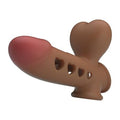 Hava Yastıklı Premium Melez Rengi Silikon Penis Kılıfı - Tyronn - BDM1417