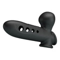 Hava Yastıklı Premium Zenci Rengi Silikon Penis Kılıfı - Crane - BDM1420