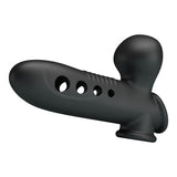 Hava Yastıklı Premium Zenci Rengi Silikon Penis Kılıfı - Crane - BDM1420