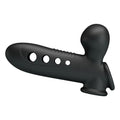 Hava Yastıklı Premium Zenci Rengi Silikon Penis Kılıfı - Crane - BDM1420