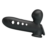 Hava Yastıklı Premium Zenci Rengi Silikon Penis Kılıfı - Crane - BDM1420