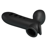 Hava Yastıklı Premium Zenci Rengi Silikon Penis Kılıfı - Crane - BDM1420