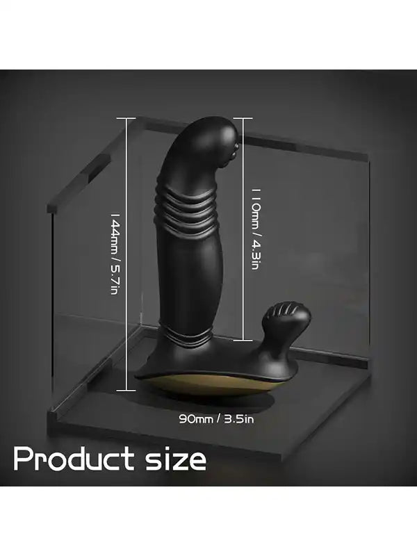 İleri Geri Hareketli Şarjlı Uzaktan Kumandalı Anal Vibratör - S473-2