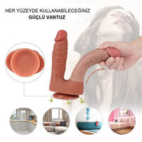 %40 İndirim – İki Uçlu Vantuzlu Yeni Nesil Realistik Çatal Dildo Penis - CA-BDM1076