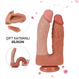%40 İndirim – İki Uçlu Vantuzlu Yeni Nesil Realistik Çatal Dildo Penis - CA-BDM1076
