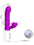 İleri Geri Hareketli Isıtmalı ve Emme Modlu Şarjlı Rabbit Vibratör - D2819