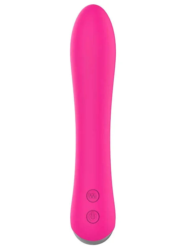 Isıtmalı Güçlü Şarjlı Titreşimli Esnek Silikon Vibratör 17,4 cm - S254