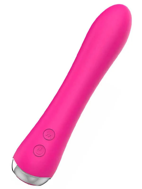 Isıtmalı Güçlü Şarjlı Titreşimli Esnek Silikon Vibratör 17.5 cm - S254
