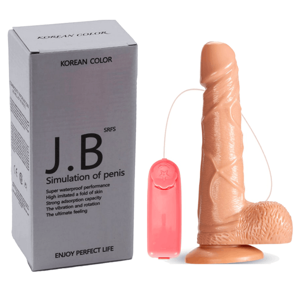 J.B. Titreu015fimli 17cm Swing Dildo Vibrat&ouml;r - C-YN7255