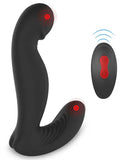 Jiggle Uzaktan Kumandalı Şarjlı Anal Vajinal Klitoris ve Prostat Vibratörü - S129-2