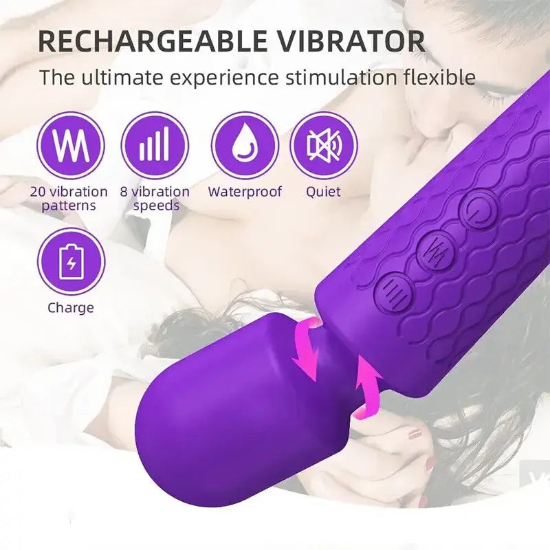 JoyFa 20 Fonksiyonlu Wand Değnek Vibratör - FA-XM307