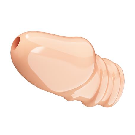Kalınlaştırıcı Ten Rengi Penis Kılıfı - Jeremy - BDM1347