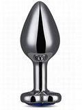 NOXXX Kalp Mücevherli Çelik Anal Plug Büyük Boy - 401008