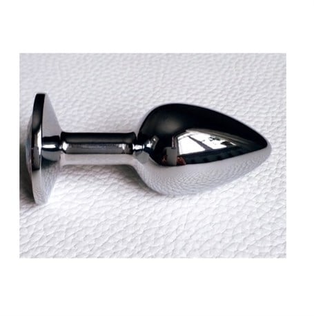 Kalpli Mücevher Taşlı Paslanmaz Çelik Anal Tıkaç (Plug) - CA-BDM011