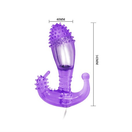 Klitoral, Anal & G-Spot Stimulator - BDM4037