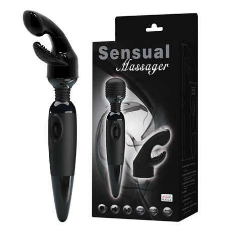 Klitoral Uyarıcılı G-Spot Anal Vajinal Vibratör - BDM5511