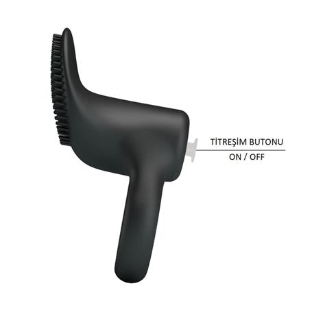Klitoral Uyarıcılı Güçlü Titreşimli Penis Halkası - Cobra - BDM1277