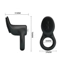 Klitoral Uyarıcılı Güçlü Titreşimli Penis Halkası - Cobra - BDM1277