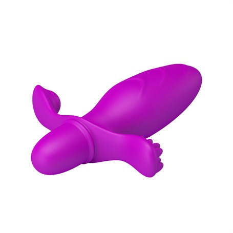 Klitoral Uyarıcılı Titreşimli Anal Plug - B1157