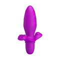 Klitoral Uyarıcılı Titreşimli Anal Plug - B1157