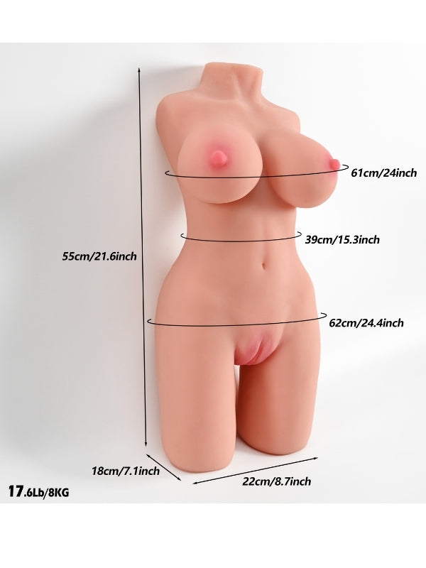 L-Join Gerçekçi 8 Kg Yarım Vücut Vajina Mastürbatör - C-LJ2079M