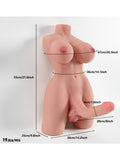 L-Join Gerçekçi 9 Kg Yarım Vücut Trans Vajina Penis Mastürbatör - C-LJ2079