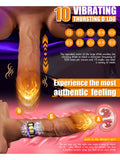 L-Join Gerçekçi İleri Geri Haraketli Titreşimli 5 Kg Kalça Vajina Dildo Mastürbatör - C-LJ3194V