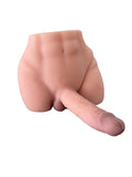 L-Join Gerçekçi İleri Geri Haraketli Titreşimli 5 Kg Kalça Vajina Dildo Mastürbatör - C-LJ3194V