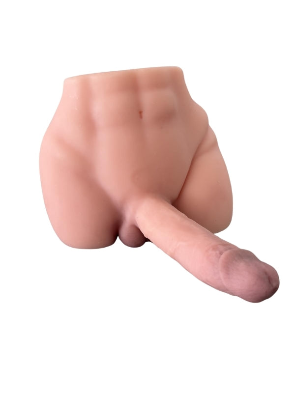 L-Join Gerçekçi İleri Geri Haraketli Titreşimli 5 Kg Kalça Vajina Dildo Mastürbatör - C-LJ3194V