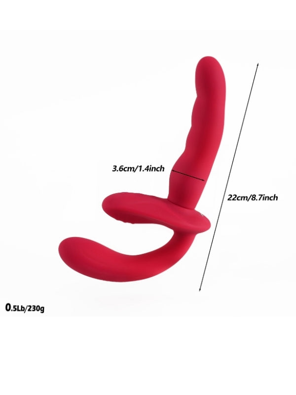 L-Join Strapless Vibratör – 10 Farklı Titreşim Modu, Uzaktan Kumandalı, Şarjlı G Nokta Uyarıcılı Tasarım - C-LJ8037