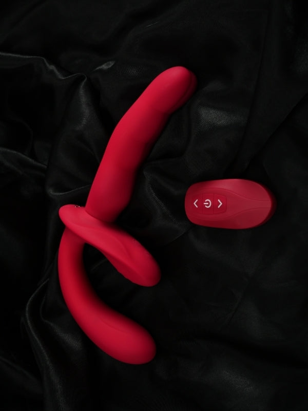 L-Join Strapless Vibratör – 10 Farklı Titreşim Modu, Uzaktan Kumandalı, Şarjlı G Nokta Uyarıcılı Tasarım - C-LJ8037