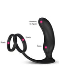 NOXXX Halo Penis Halkalı Prostat ve Şarjlı Anal Masaj Vibratörü - 802167