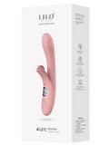 LCD Ekranlı Rotating Isıtmalı Şarjlı 10 Titreşim Modlu Lüks Vibratör 22,8 cm - LLB1913