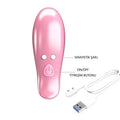 Leaf - USB'den Manyetik Şarjlı Titreşim Mandallı Göğüs Uyarıcı Vibratör - BDM1388