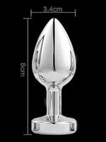 %15 İndirim – NOXXX Led Işıklı Çelik Anal Plug Orta Boy - CA-401017