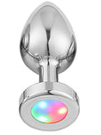 %15 İndirim – NOXXX Led Işıklı Çelik Anal Plug Orta Boy - CA-401017