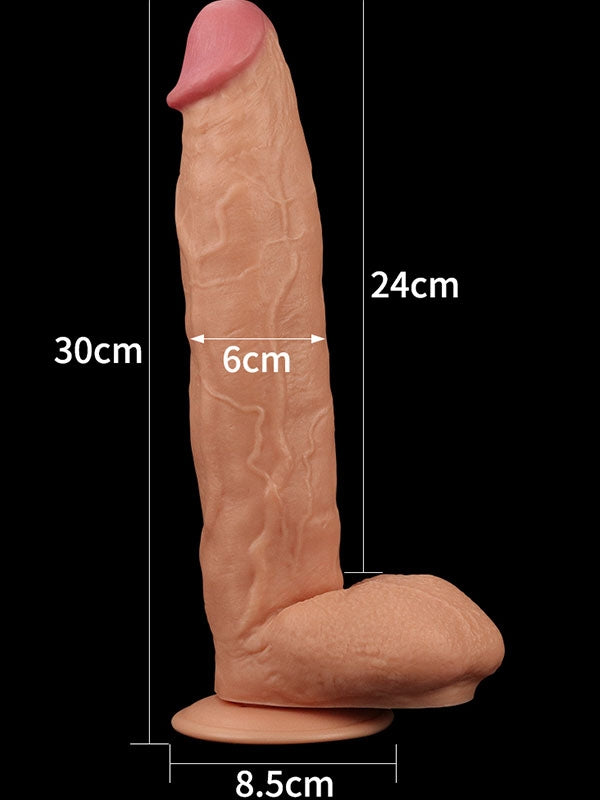 LoveToy Büyük Boy Realistik Gerçekci Dildo 28 cm - LV2208