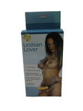 Lesbian Lover Çift Taraflı Belden Bağlamalı Protez Penis - Ten - C-7178