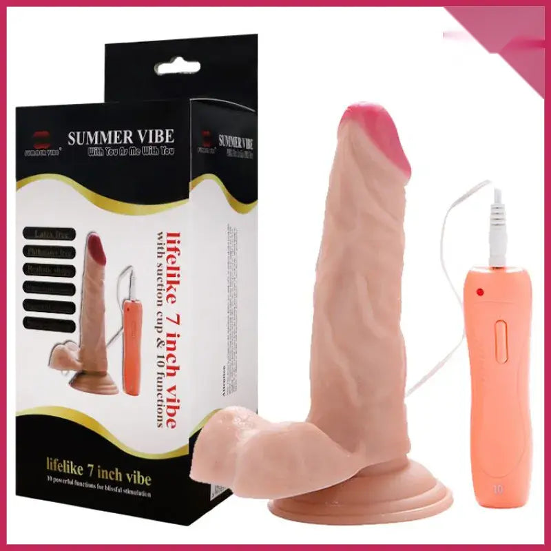 Life Like 18 Cm 360° Oynar Başlı Titreşimli Vibratör - FA-XM151