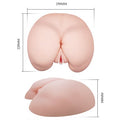 Lifelike 2 İşlevli Isıtmalı & Titreşimli Suni Vajinal ve  Anal Masturbatör - BDM9023