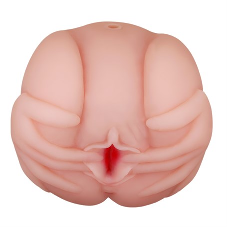 Lifelike 2 İşlevli Titreşimli Suni Vajinal ve  Anal Masturbatör - BDM9022