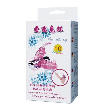 Love 10 Fonksiyonlu Titreşimli Penis Halkası - 1132