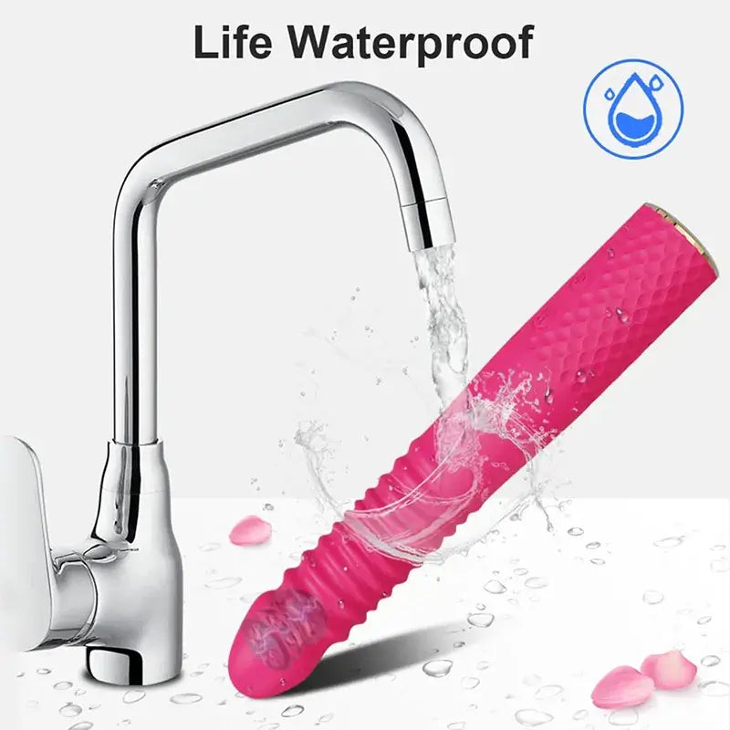 Love Angels Telefon Kontrolü Vantuzlu Hareketli Vibratör - FA-SV039A