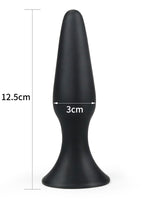 LoveToy LURE ME Silicone Anal Plug L 12.5 cm - BK18L