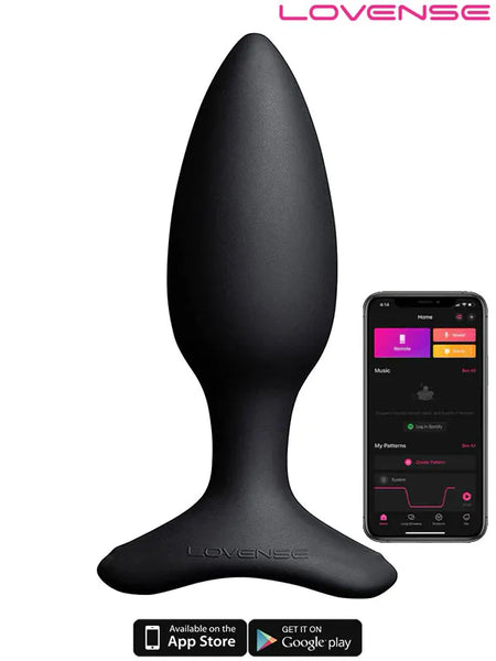 Lovense HUSH 2 Anal Plug 1.5" App Controlled - LVHS2-1-5