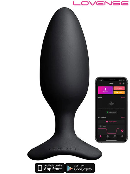 Lovense HUSH 2 Anal Plug 1.75" App Controlled - LVHS2-1-75