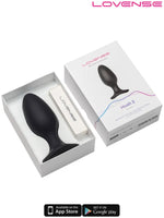 Lovense HUSH 2 Anal Plug 2.25" App Controlled - LVHS2-2-25