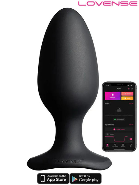 Lovense HUSH 2 Anal Plug 2.25" App Controlled - LVHS2-2-25