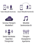 Lovense HUSH  App Controlled Telefon Uyumlu Anal Plug 1.75" - LV1004