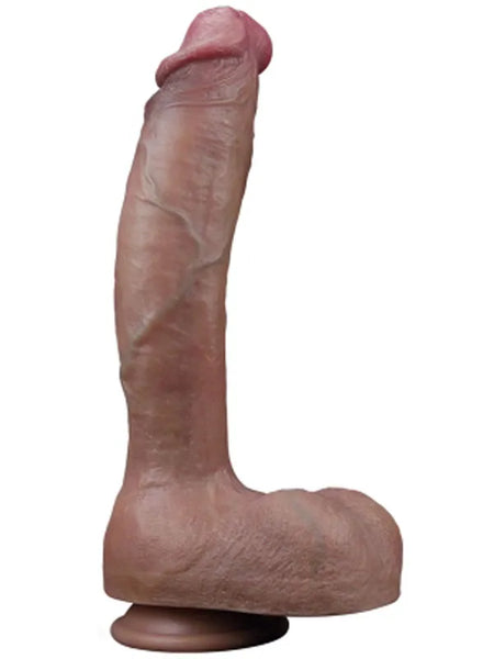 10.5'' Dual Layered Platinum Silicone Realistik Dildo 27 cm - LV411052